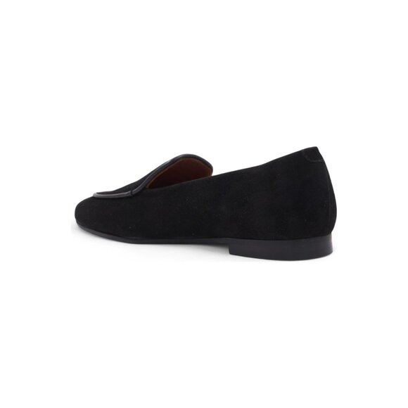 🆕 AQUATALIA Calandra Suede Loafer Flat Shoes 10 Black - Picture 3 of 16